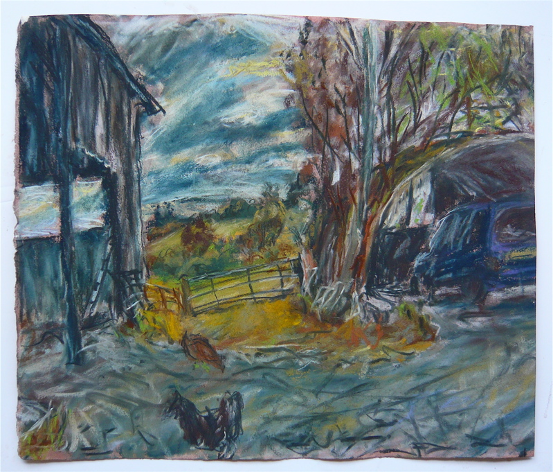 Dutch barn and nissen hut - May 2009