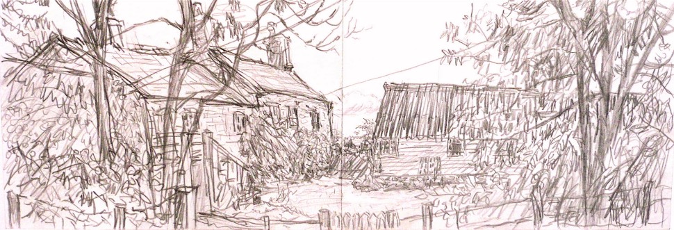 Farm yard at Lower Way Farm